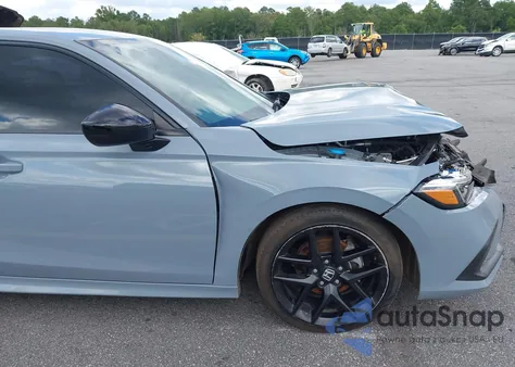 2022 Honda Civic Sport z USA, uszkodzony, nr VIN 2HGFE2F56NH530925